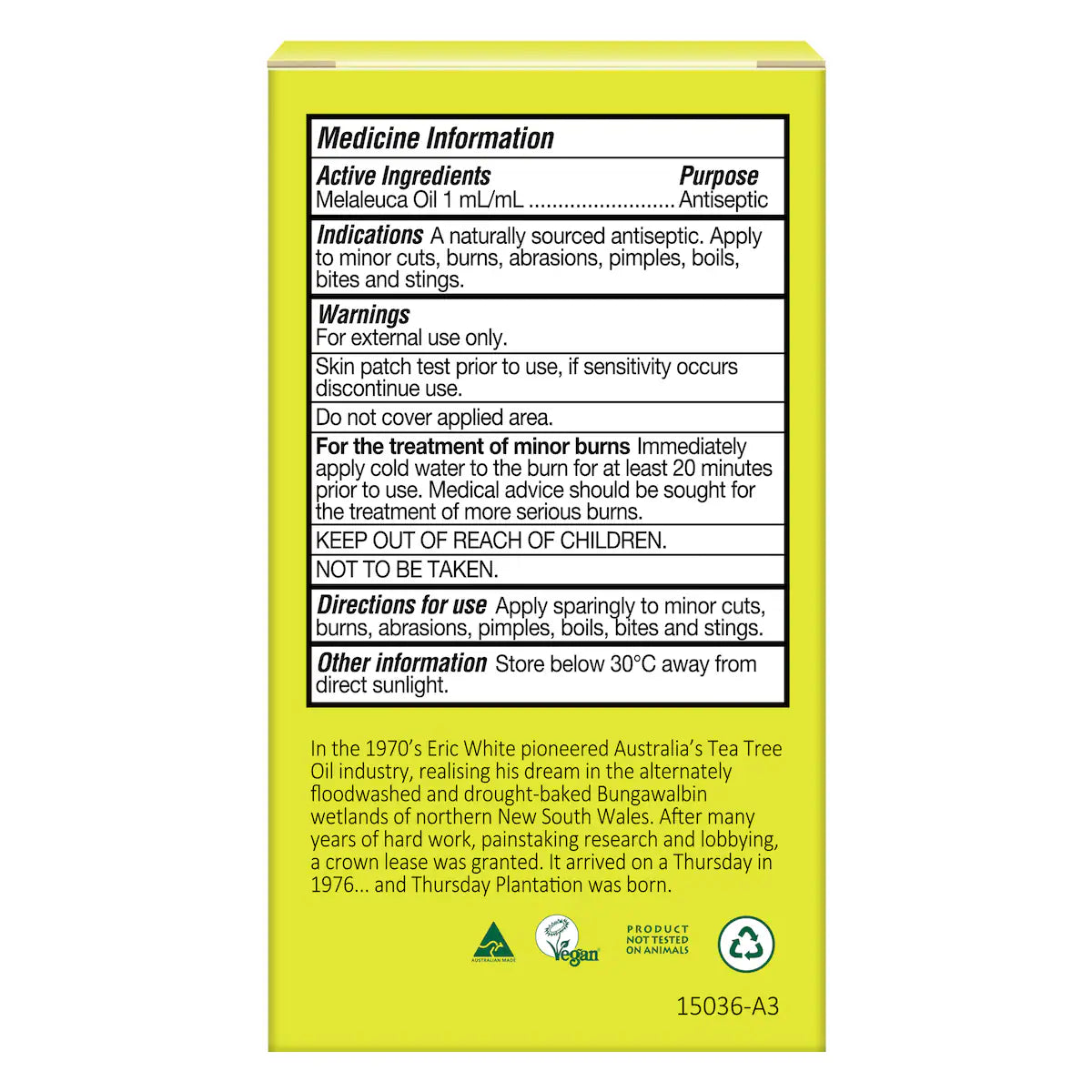 Tea Tree Oil Antiseptic